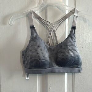 New Gray Victoria Sport Lightweight Sports Bra